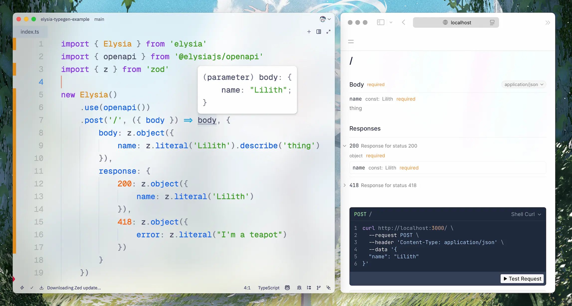 Zod 支持 OpenAPI